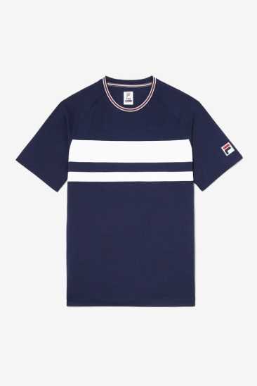 Fila Homme Heritage Court Crew 412 Navy Fila France KMZ-164792